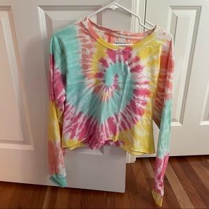 Southern Spirit Tie Dye cropped top